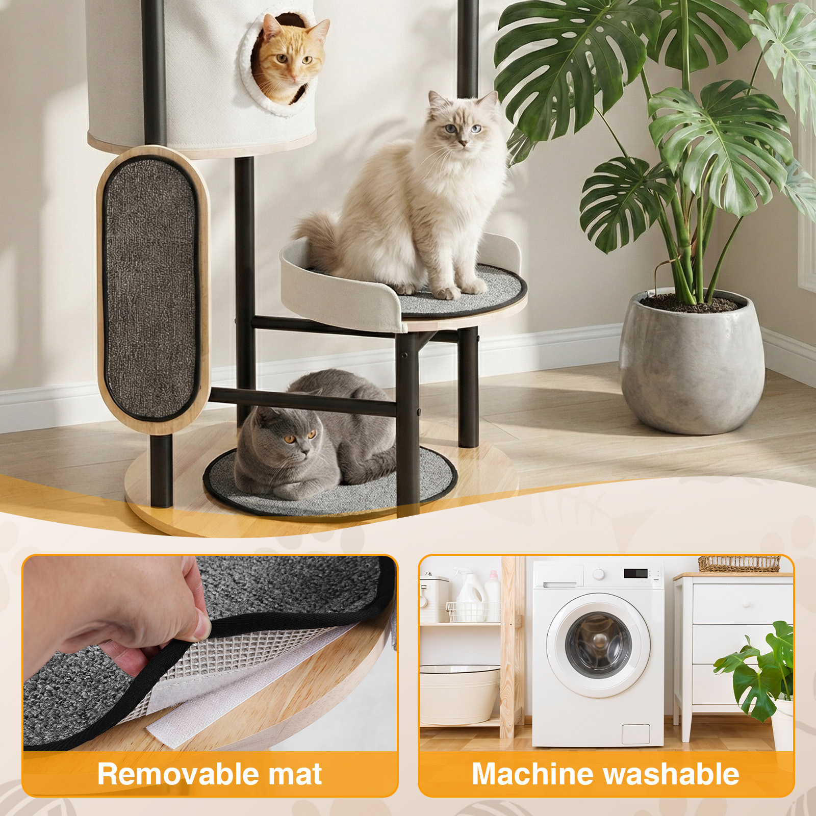 66-Inch Cat Tree with Scratchi - Pet X Supplies & Tack Grooming review and price