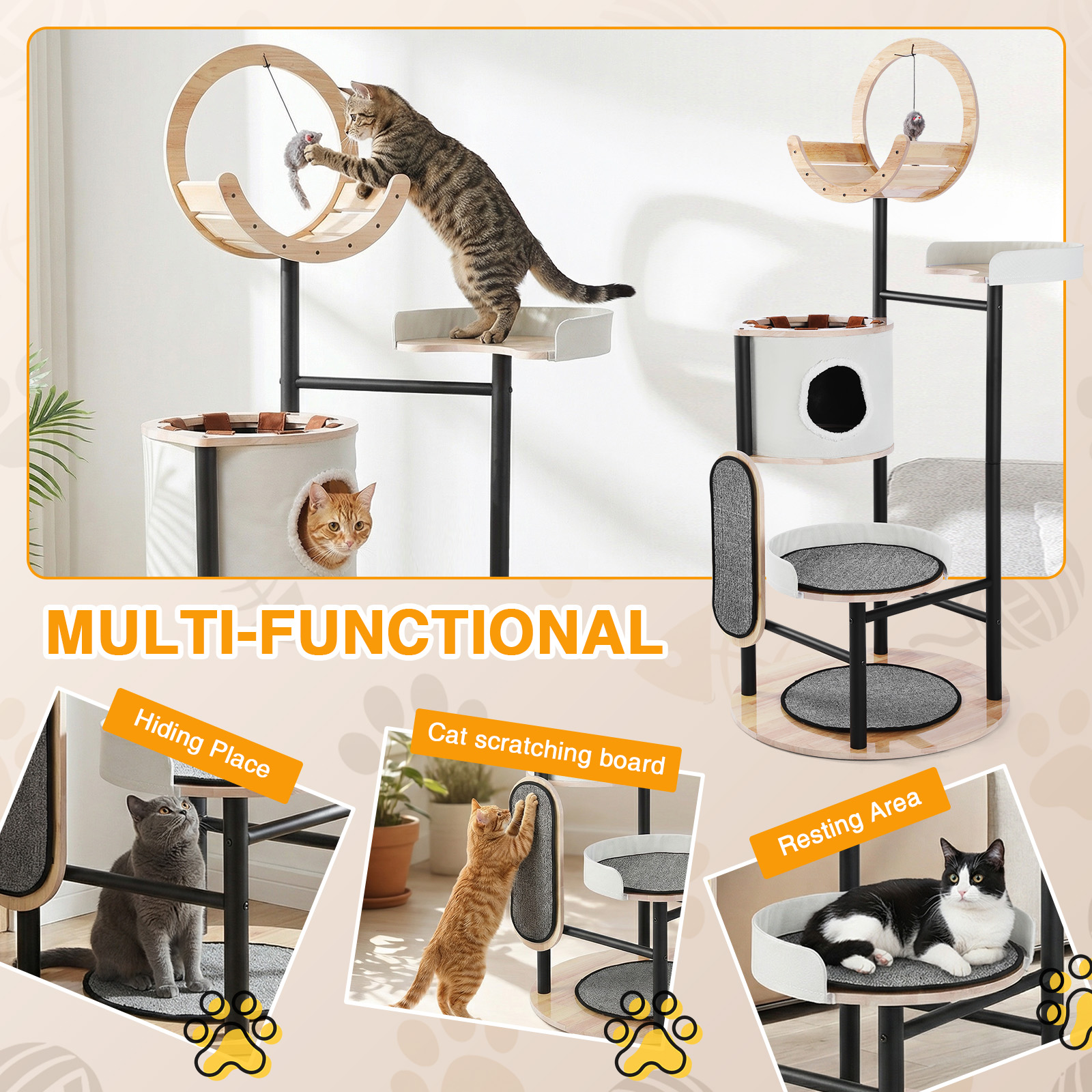 66-Inch Cat Tree with Scratchi - Pet X Supplies & Tack Grooming review and price
