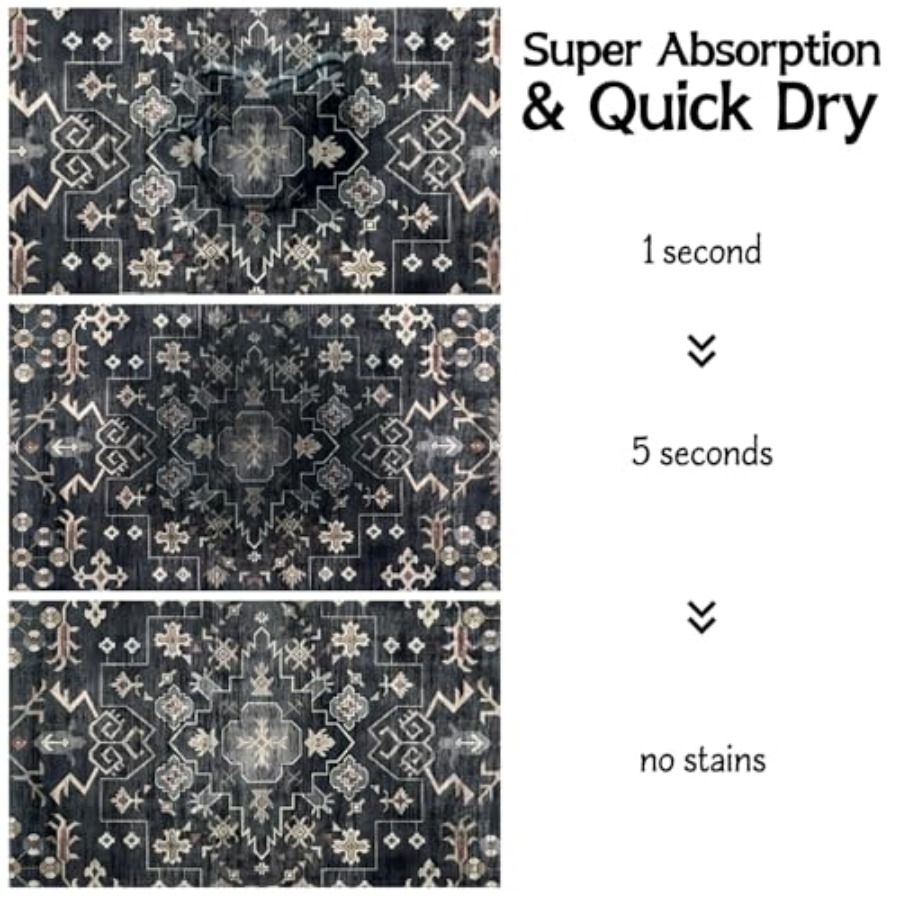 Pet Food Mats for Floor, Absor - Pet Supplies Dog Food review and price