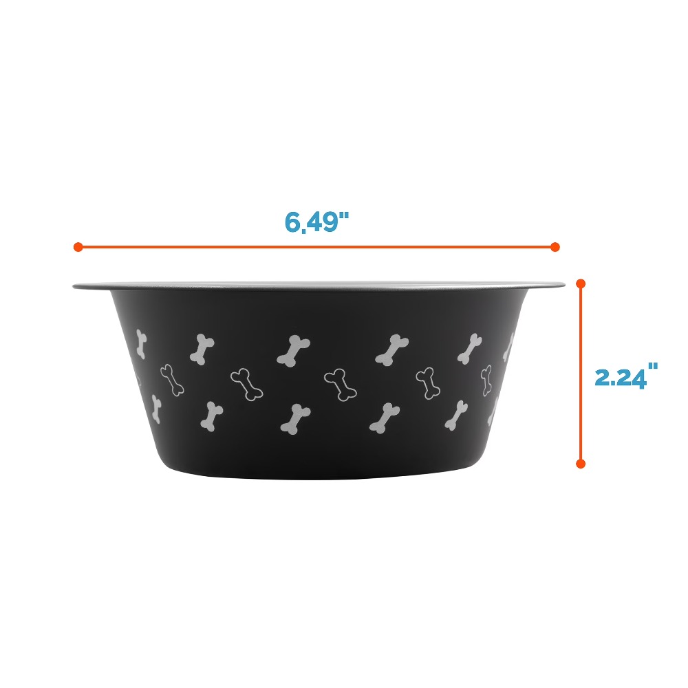 Stainless Steel Dog Bowl with  - Pet Supplies Dog Food review and price