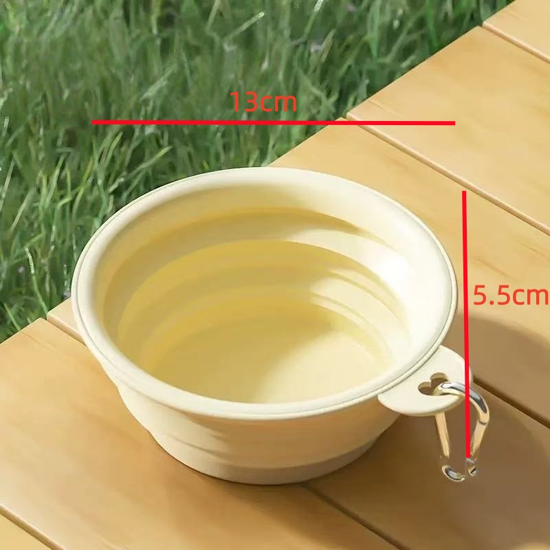 Foldable Pet Bowl, Portable Tr - Pet Supplies Dog Food review and price