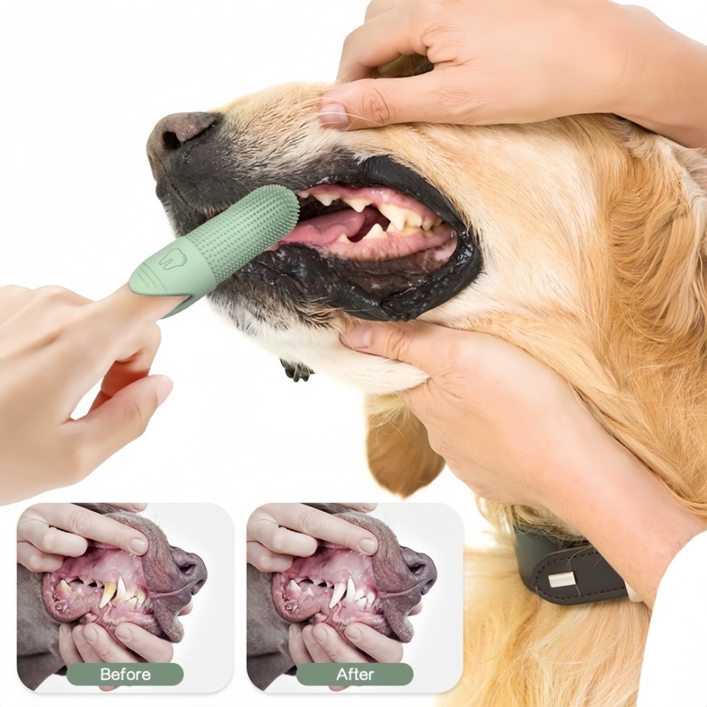 360 ° Pet Cleaning Finger Toot - Pet Supplies Dog Food review and price